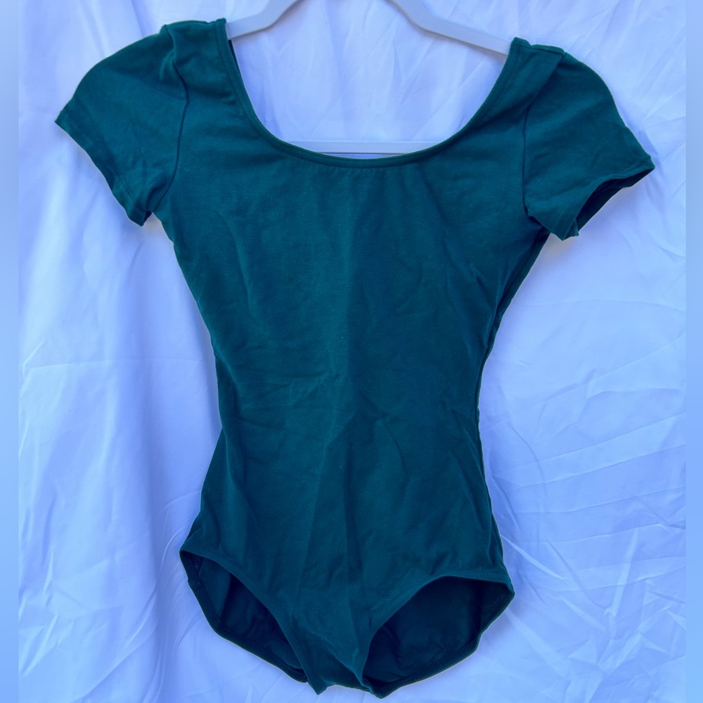 Capezio Short Sleeve Soft Leotard, Small